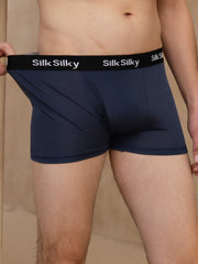 Pure Silk Men's Comfort Breathable Boxer Brief Underwear