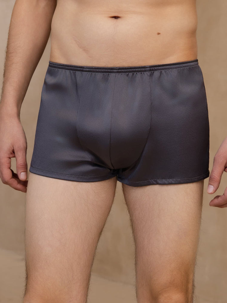 Pure Silk Men‘s Ultra Soft Comfy Boxer Underwear