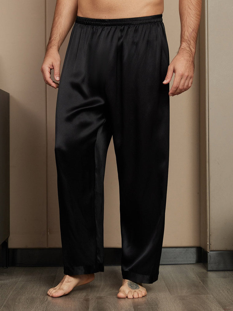Pure Silk Relaxed Pajama Pants