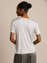Pure Silk Short Sleeve Women's T-Shirt