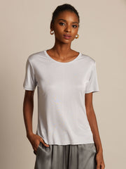 Pure Silk Short Sleeve Women's T-Shirt