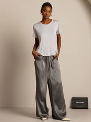 Pure Silk Short Sleeve Women's T-Shirt