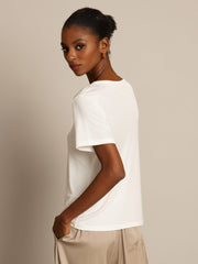 Pure Silk Short Sleeve Women's T-Shirt