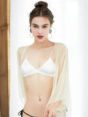 Silk Jersey Wireless Sexy Bra (Panty not included)