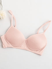 Sports Wireless Silk Jersey Comfort Bralette