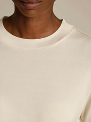 Women's 100% Mulberry Silk Half Sleeve Round Neck T-Shirt