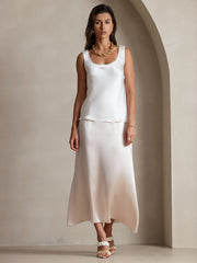 Women's 19Momme Silk Sleeveless U Neck Tank Top