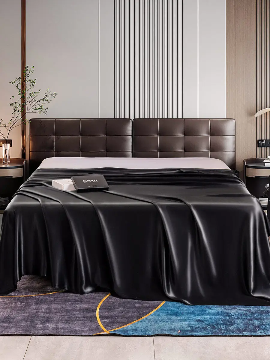 22Momme Mulberry Silk Seamless Flat Sheet — view 6