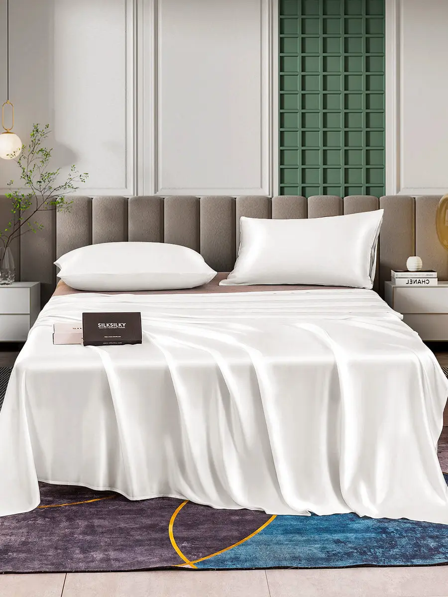 25Momme 3Pcs Silk Set Flat Sheet+2x Pillowcases — view 6