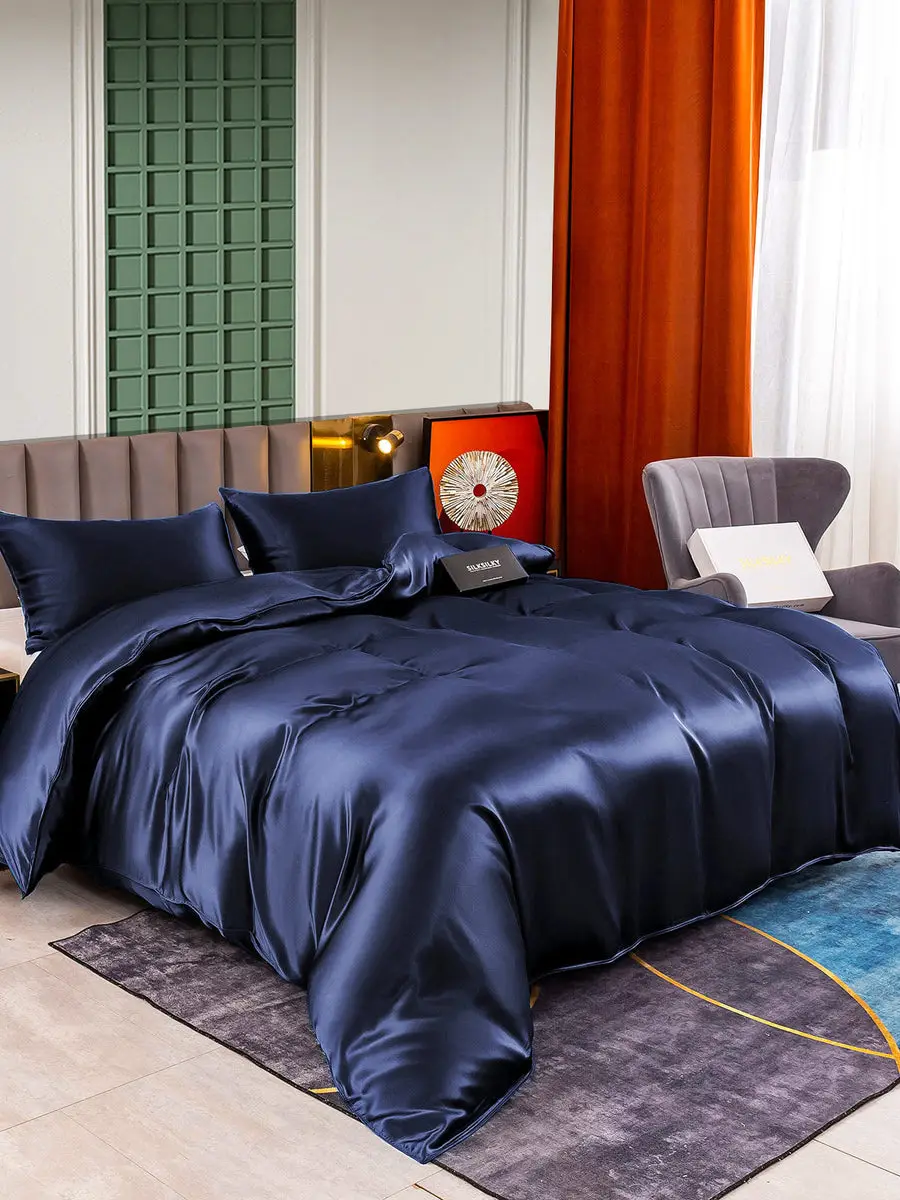 25Momme 3Pcs Silk Set Duvet Cover+2x Pillowcases — view 6
